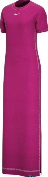 Платье Nike W NSW ICN CLSH MAXI DRESS DC5290-615 р.L малиновый