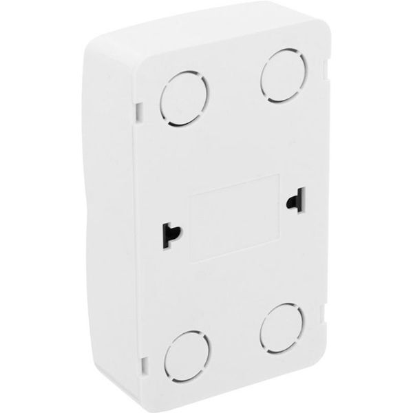 Розетка подвійна без заземлення HausMark Domo без шторок білий HSN-SCP.H3C20G2WTG-WH