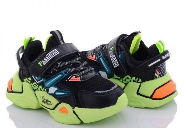 Кроссовки Kimboo KJ825-2H р.27 черно-зеленый