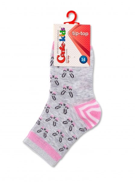 Носки детскиедля девочекдля мальчиков Conte-Kids TIP-TOP 5С-11СП 496 р.12 светло-серый 