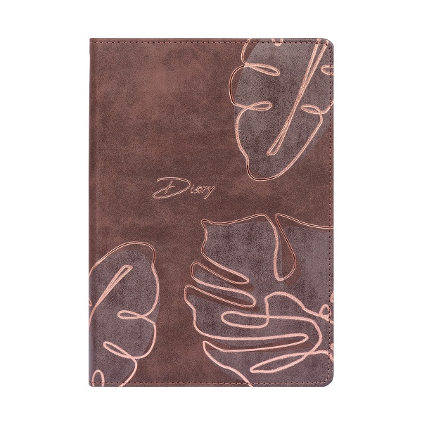 Щоденник недатований коричневий YES Calmness A6 2022