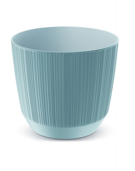 Горщик для квітів Prosperplast Ryfo круглий світло-сірий (82821-443) 