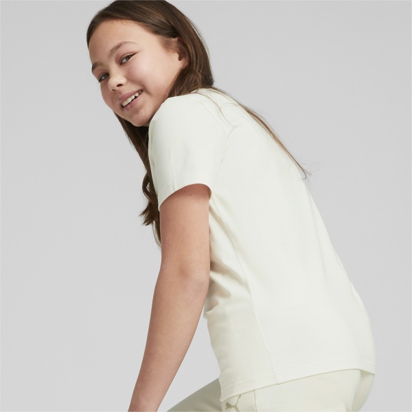 Футболка Puma ESS BETTER GRAPHIC TEE KIDS 67365899 р.110 бежевый