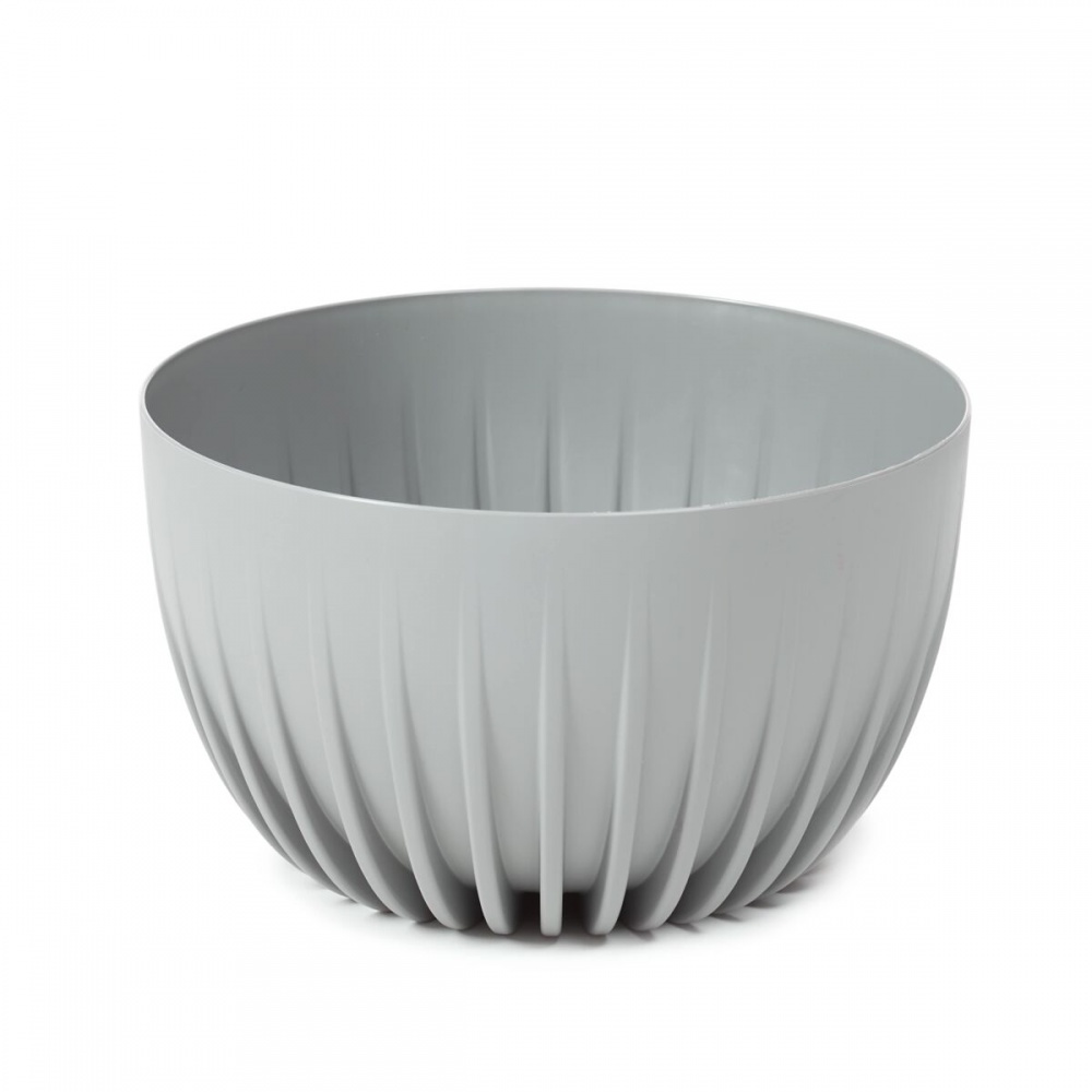 Вазон пластик MIRA BOWL круглий кремовий 3,6 л Ламела (9749171)