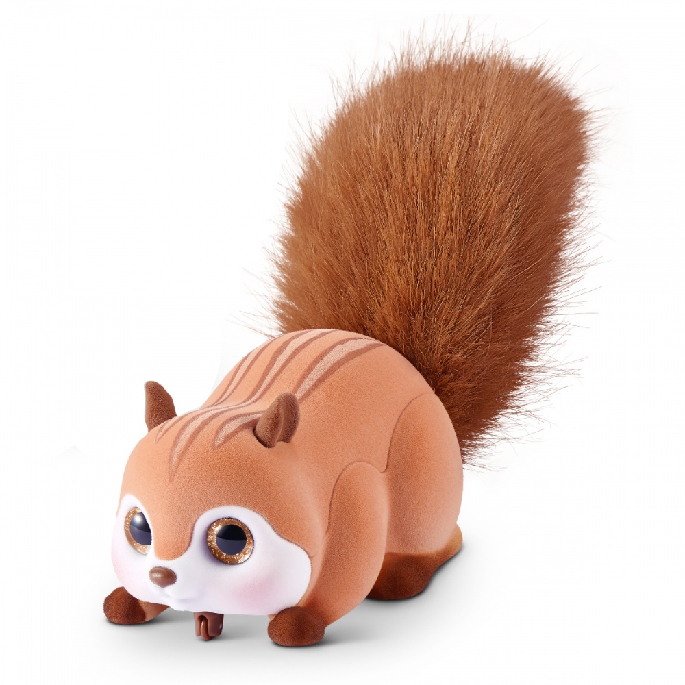 Игрушка интерактивная Pets & Robo Alive S1 Белочка коричневый 9565E
