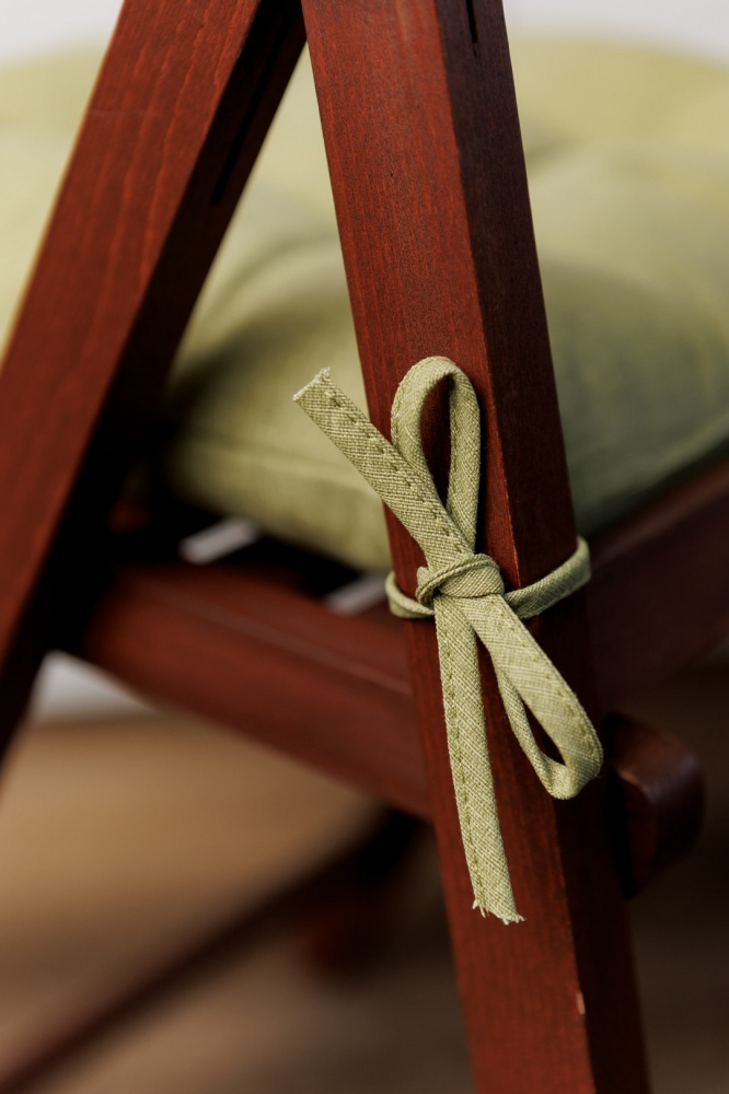 Подушка на стілець БОТАНІКА олива 40х40 La Nuit