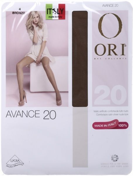 Колготки женские ORI Avance 20 Den Bronzo р. 4 коричневый 1 шт. 