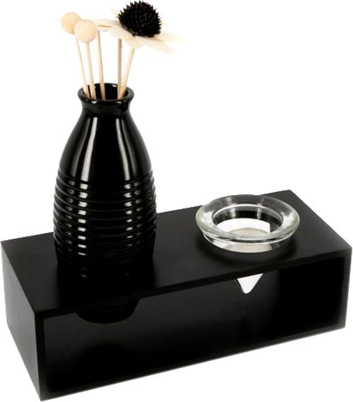 Ваза для квітів з квітами та свічником декоративна SD002