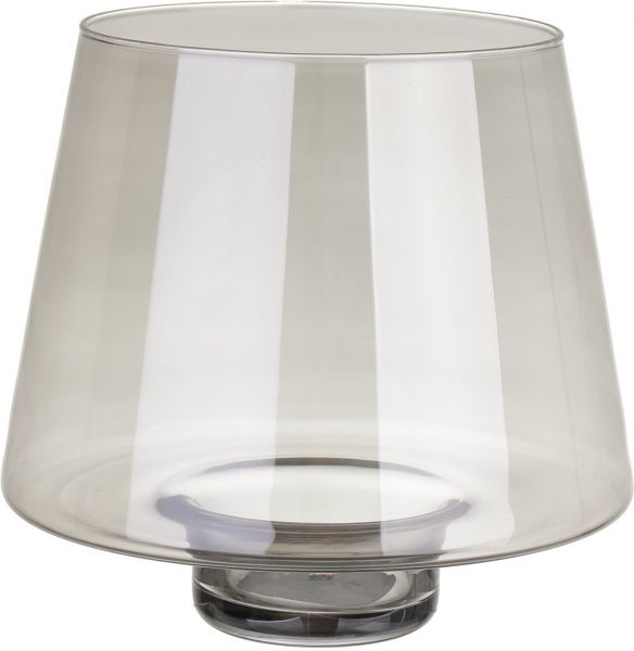 Ваза Модерн 17,7х18,8 см сірий Wrzesniak Glassworks