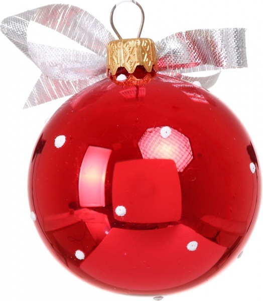 Шар новогодний символ года декупаж d 60 мм в ассортименте