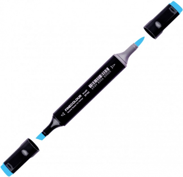 Маркер спиртовий FINECOLOUR EF102-285 флуоресцентний синій 