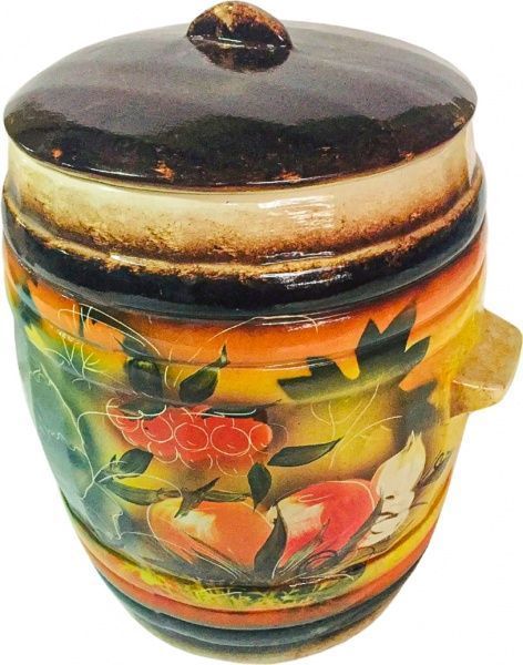 Ємність для соління з кришкою керамічна 22 л 