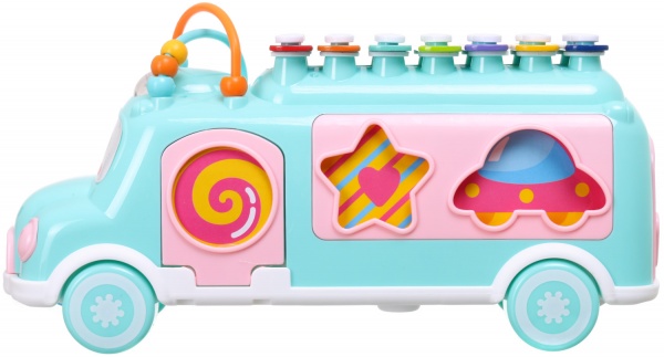 Іграшка музична-сортер Hang Wing Автобус 25х15 см HW19002578