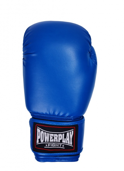 Боксерские перчатки PowerPlay 3004 р. 14 14oz синий