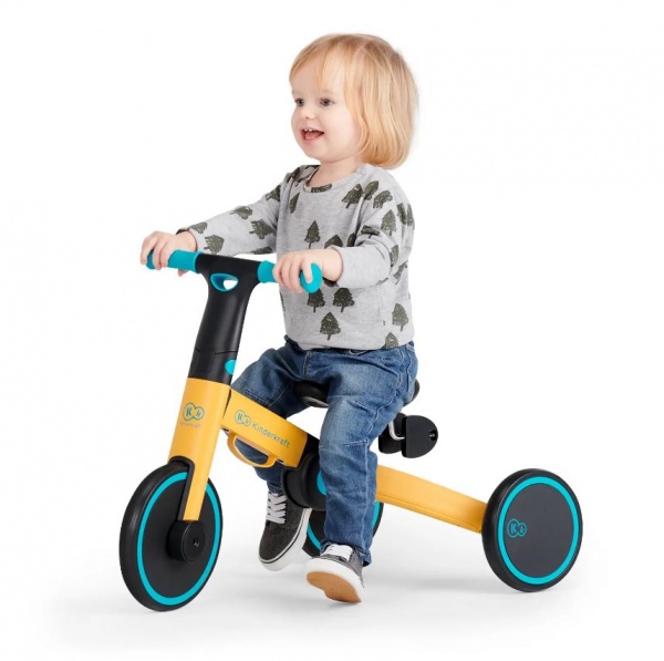 Велосипед детский Kinderkraft 3 в 1 4TRIKE Primrose Yellow желтый KR4TRI00YEL0000 