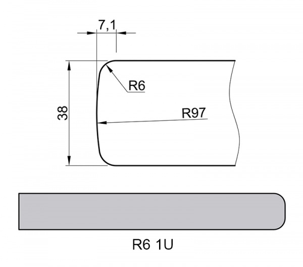 Столешница Swiss Krono K400/SQ 3050x600x28 мм белый снег
