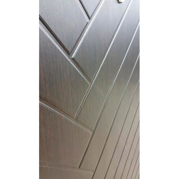 Двері вхідні Булат К-7 159 венге темний 2050x950мм праві