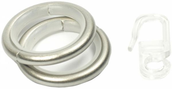 Кільце з гачком Gardinia Memphis набірний d16 мм срібний 