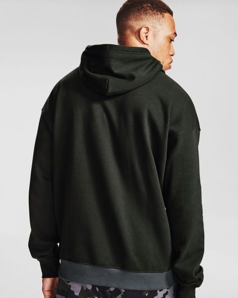 Джемпер Under Armour UA Rival Flc Colorblock HD 1357098-310 р. S зелений