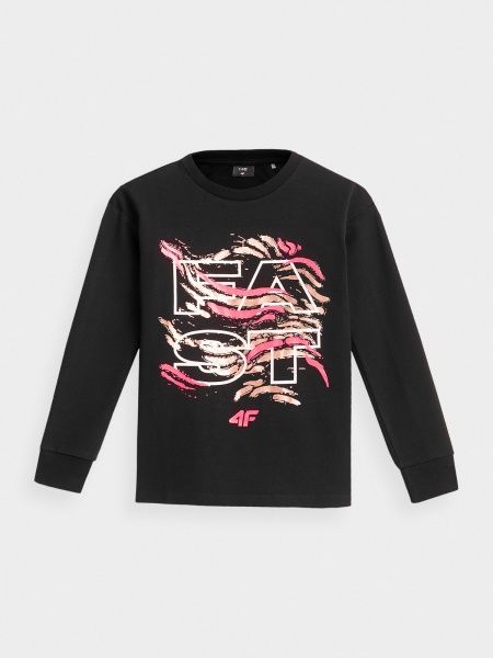 Футболка 4F J4Z20-JTSDL201B-20S р.140 чорний