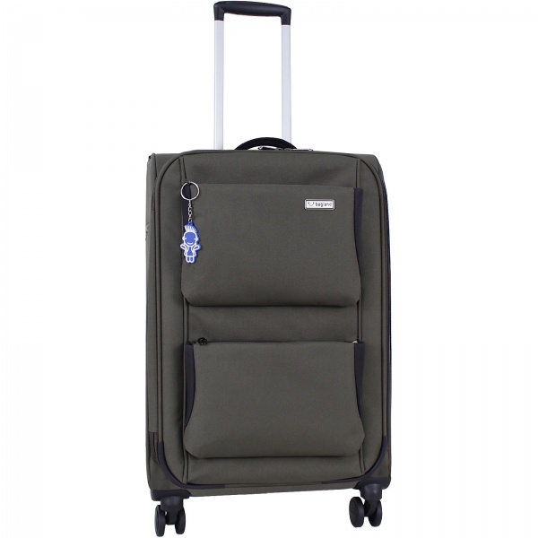 Чемодан Bagland М 63 л хаки (3716624) 