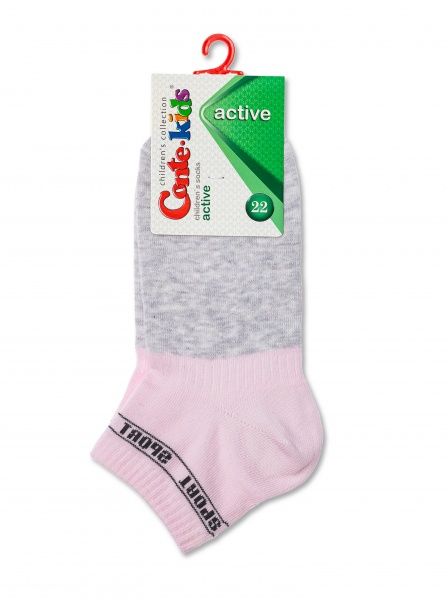 Носки детскиедля девочекдля мальчиков Conte-Kids Active (короткие) 13С-34СП 510 р.24 светло-розовый 
