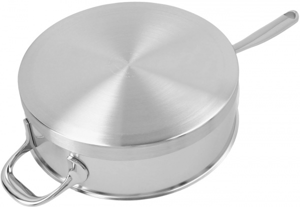 Сотейник низький 28 см із кришкою 4.75 л Silvinox Atlantis 7 40850-344-0 Demeyere