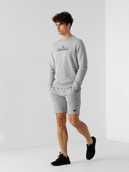 Свитшот 4F NOSH4-BLM350-27M р. XL серый меланж