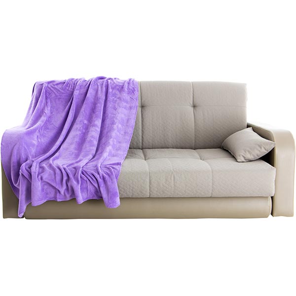 Плед мікрофібра Underprice Веселка фіолетовий 125x150 см 50938861