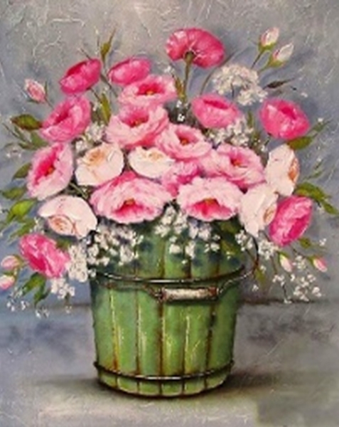 Набір для творчості зі стразами на підрамнику Незвичайний букет 40x50 см 178054 Діамантові ручки 