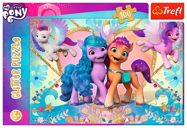 Пазл Trefl Блискучі поні. Мій маленький поні 14828