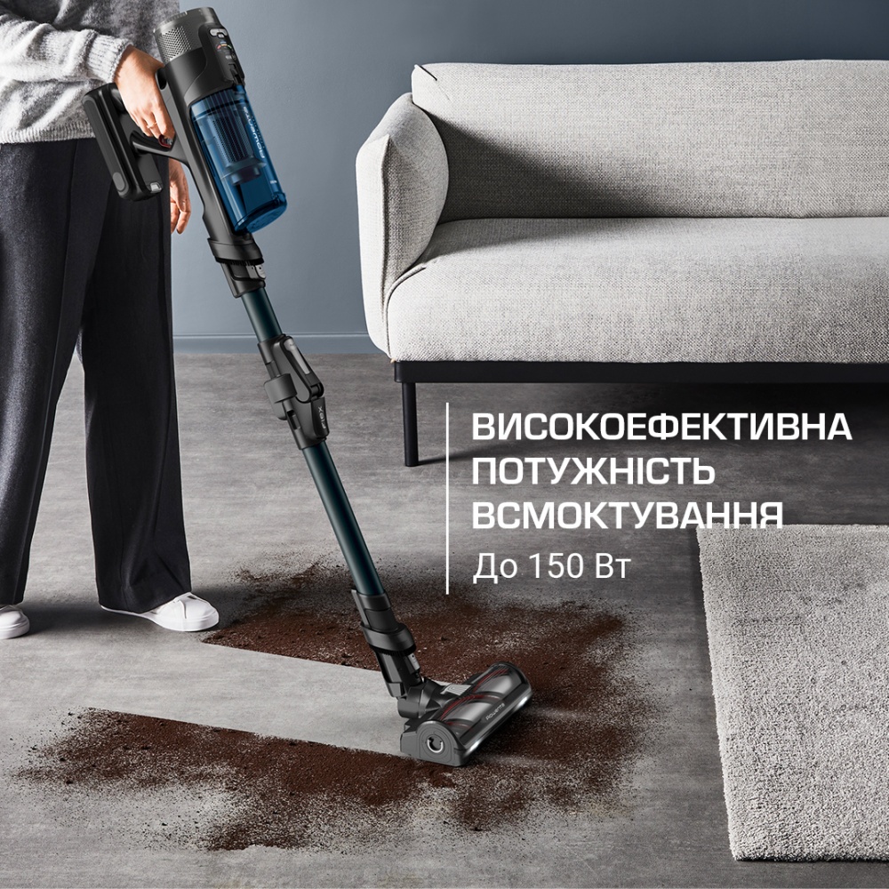 Пылесос аккумуляторный Rowenta X-Force Flex 13.60 RH9AD1WO blue