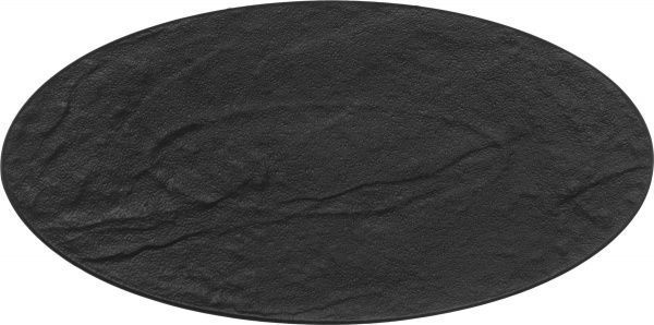 Блюдо овальне Lavastone Black 33,5x17 см 