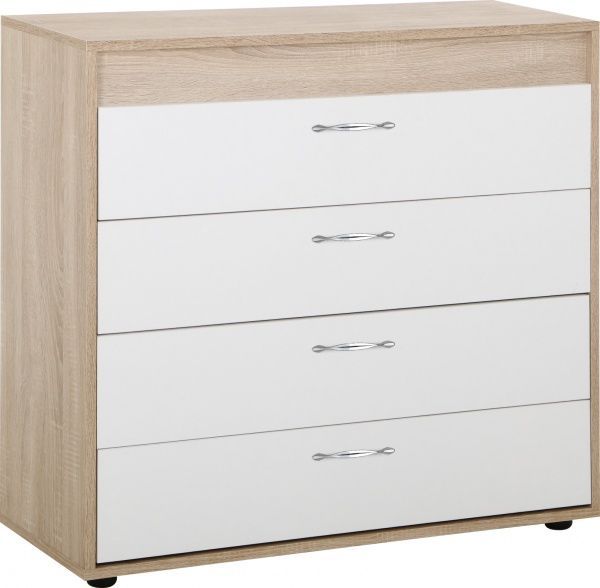 Комод Texas I NEW белый дуб сонома/белый 