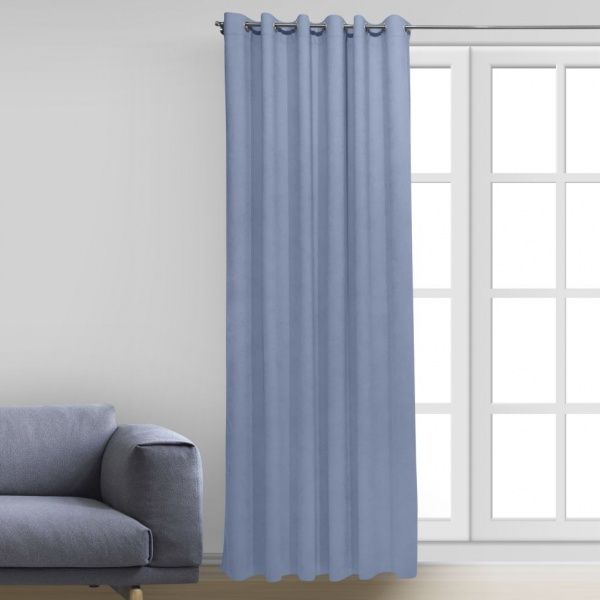 Штора Moda 200х268 см голубой Decora