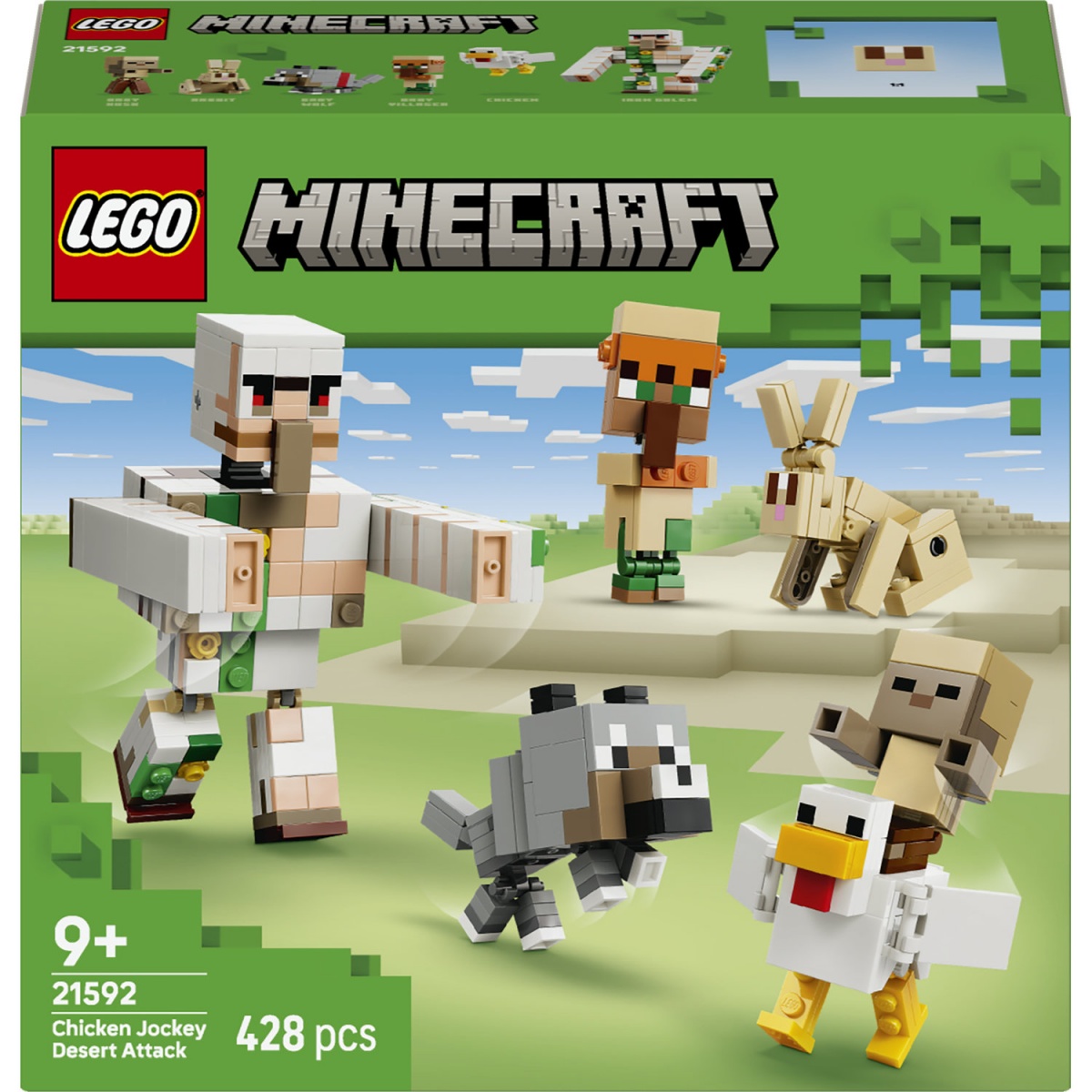 Конструктор LEGO Minecraft Куриный Жокей: атака в пустыне 21592 — фото 1