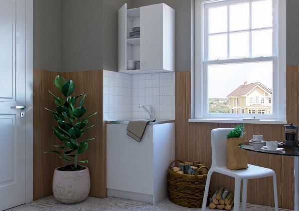 Тумба нижняя Грейд ДК 600x820x448 мм белый