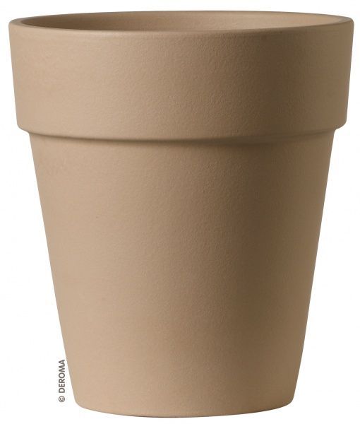 Горщик керамічний DEROMA DEROMA 35x38,7x20 круглий 20л мокко 