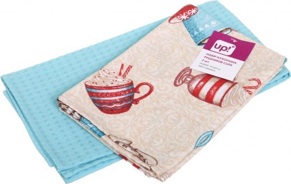 Набір рушників вафельних Сups 2 шт. 45x60 см UP! (Underprice) 
