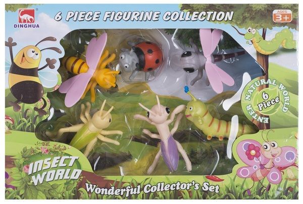 Набор фигурок DINGUA Милые букашки от 3 лет