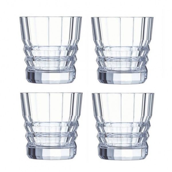 Набор стаканов Architecte N5816 320 мл 4 шт. Cristal Darques 