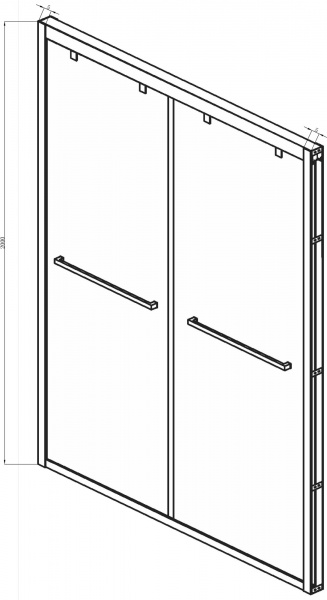Душові двері Alex Baitler LITE 120x200 см BD120.4203S