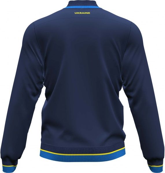 Джемпер форми збірної України 2021 Joma FED. FUTBOL UCRANIA FULL ZIP SWEATSHIRT AT102377A339 р. XL темно-синій