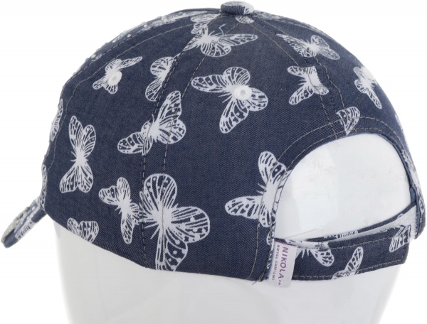 Кепка для дівчаток Pampona 21 L 05 р.52 синій 