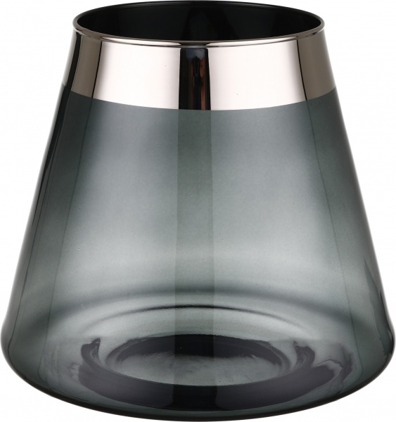 Ваза Wrzesniak Glassworks Space 18,7 см серый 