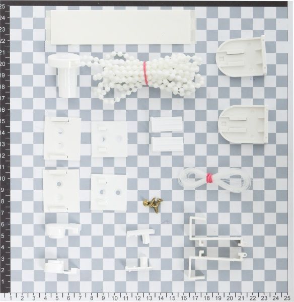 Ролета мини Delfa Премиум Калима 57x170 см бежевая 