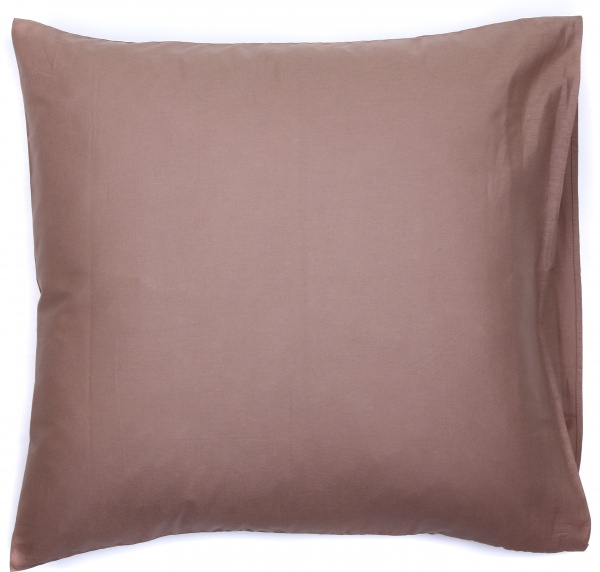 Наволочка 70x70 см мокко Моно 