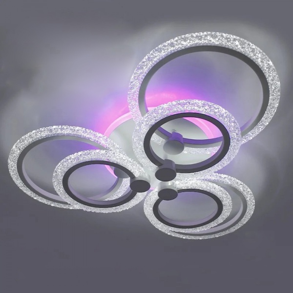 Люстра светодиодная Luminaria 6x100 Вт белый LILY RGB 100W 7R APP 