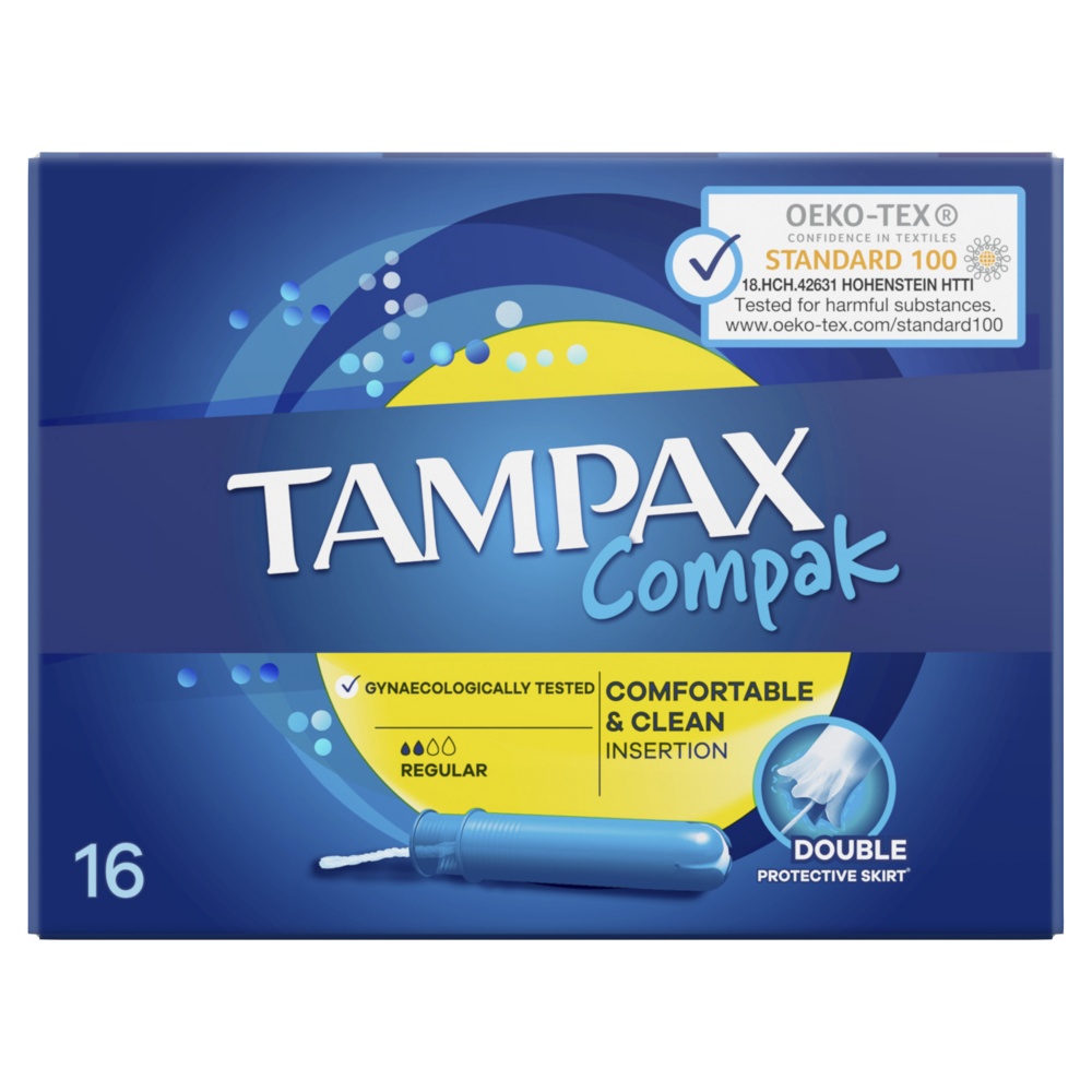 Тампони Tampax Compak Regular з аплікатором 16 шт.