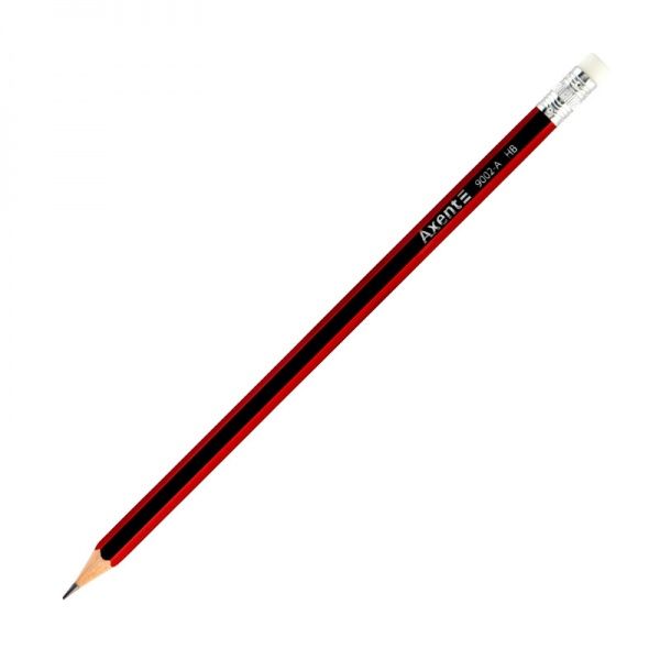 Карандаш графитный 9002-A НВ 14512 в ассортименте Axent